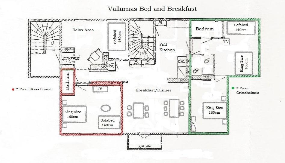 Vallarnas Bed & Breakfast Falkenberg Kültér fotó